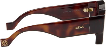 Solbriller Loewe Paula's Ibiza Goggle Rectangle Sunglasses Brun | LW40172UM5652N 840126861495, 1