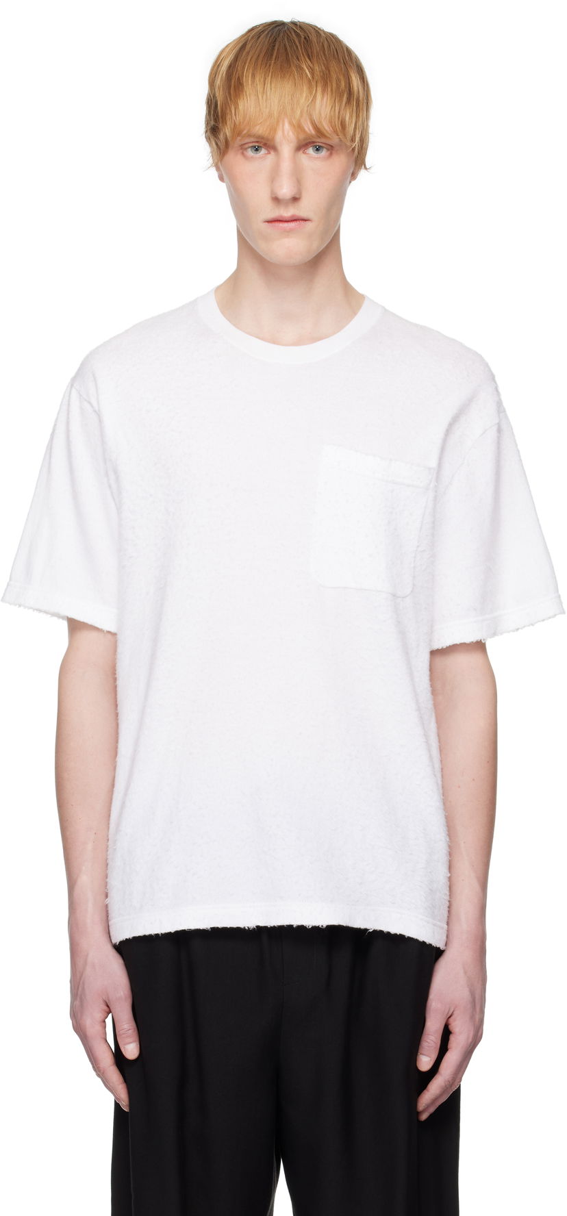 T-shirt The Row The Row Paddy Pocket T-Shirt Hvid | 996-Y916