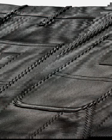 Cargo bukser Carhartt WIP Single Knee Leather Pants Sort | I034446 89XX, 3