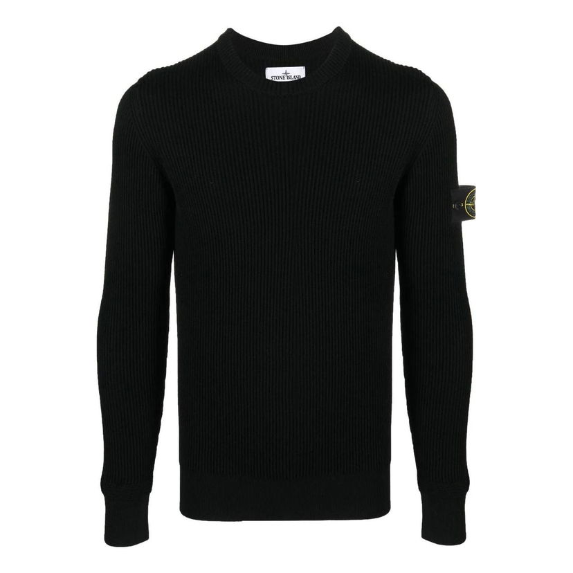 Sweater Stone Island Knitted Crewneck Sweater Sort | 7915553C2-A0029