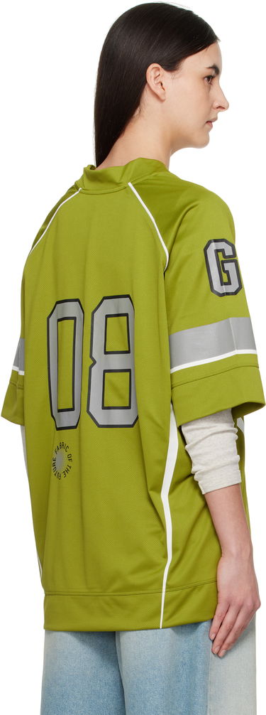 Jersey GANNI GANNI Future Mesh Oversized T-Shirt Grøn | T4299, 2