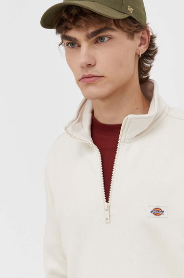 Sweater Dickies Oakport Quarter Zip Sweat Hvid | DK0A4XD4F901, 4