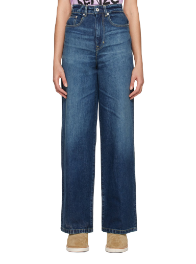 Jeans KENZO Paris Faded Mørkeblå | FD52DP2126B2
