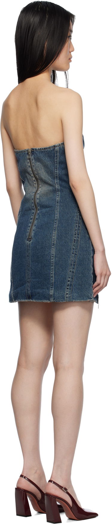 Kjole Ksubi Ksubi Avenue Denim Minidress Blå | WPS25DR006, 2