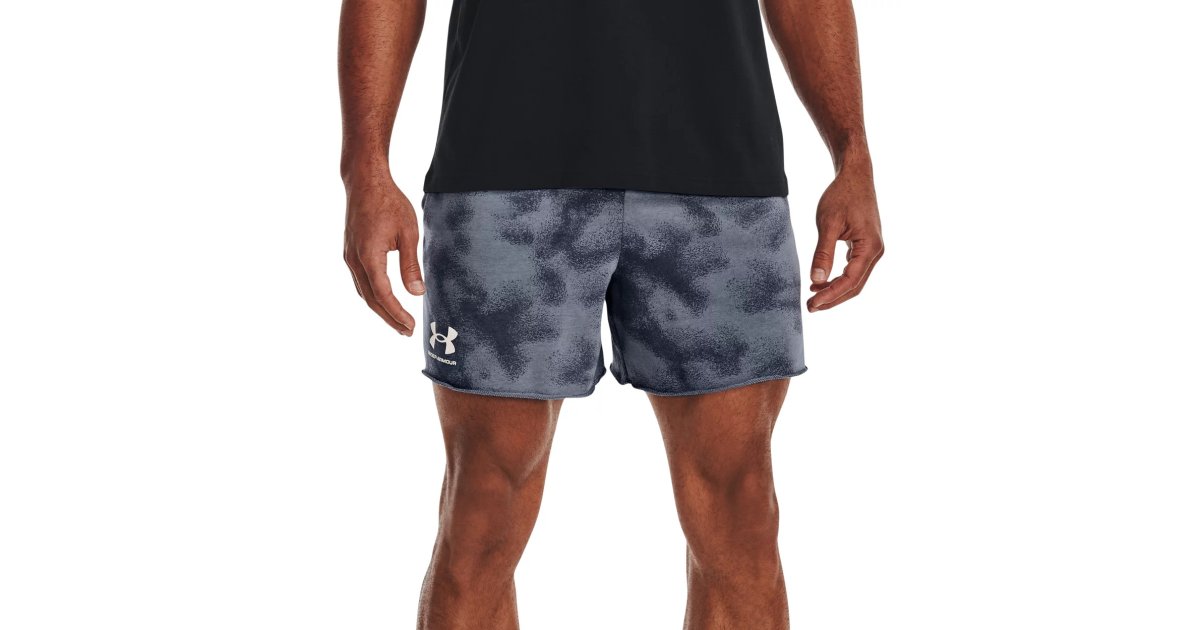 Shorts Under Armour Rival Terry 6in Shorts Grå | 1377578-044, 1