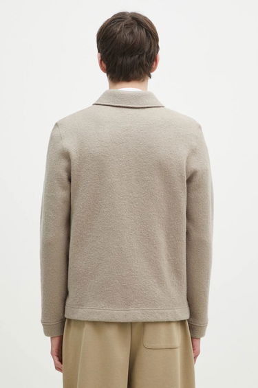 Jakke Samsoe Samsoe Wool Shirt Jacket Beige | M22400082, 2