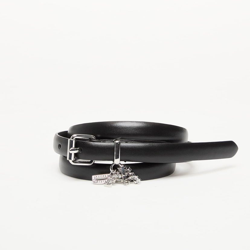 Bælter Diesel Diesel Logo B-Charm-Loop Belt Sort | X10304_PR227 Black
