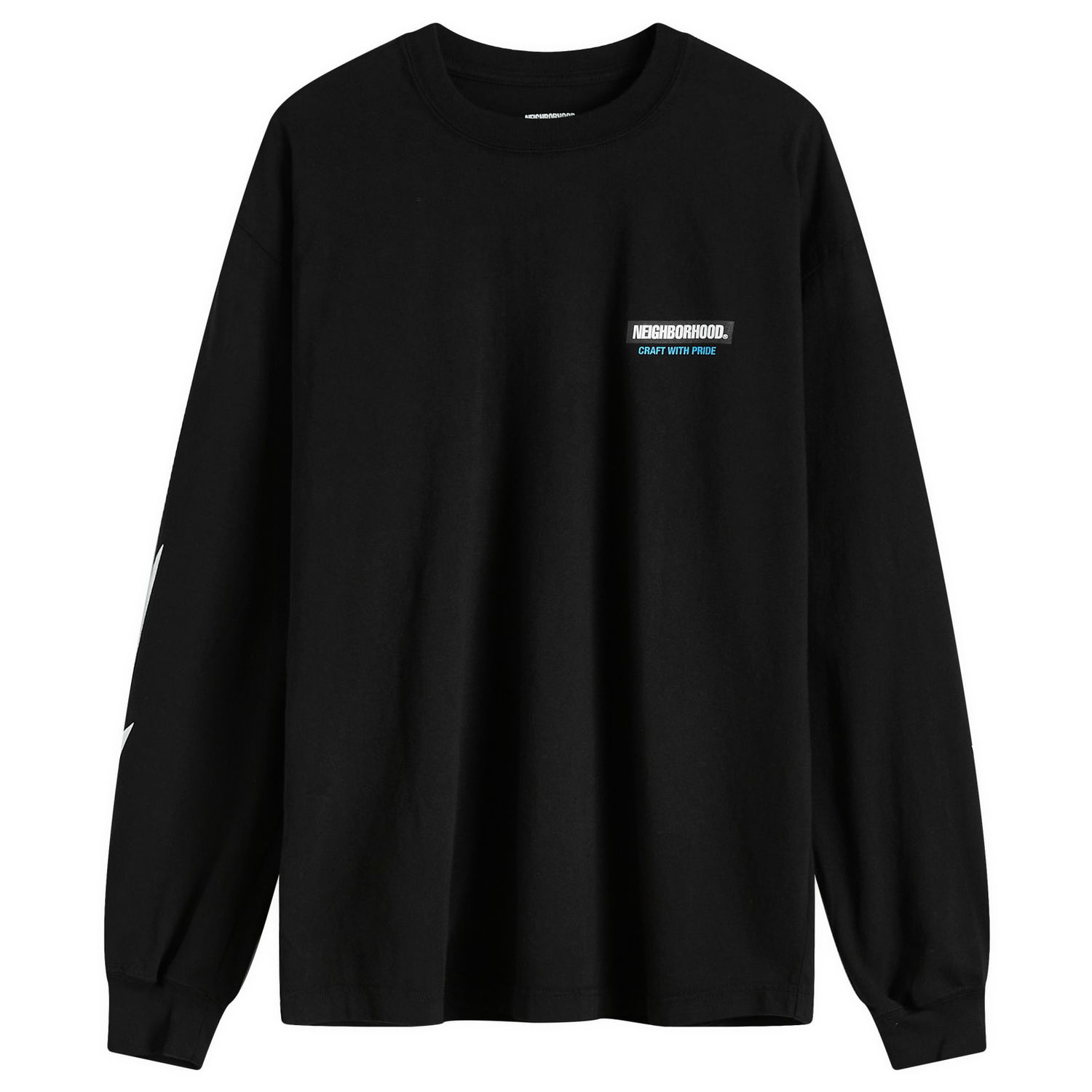 T-shirt Neighborhood Long Sleeve T-Shirt Black Sort | 242PCNH-LT16-BLK, 0
