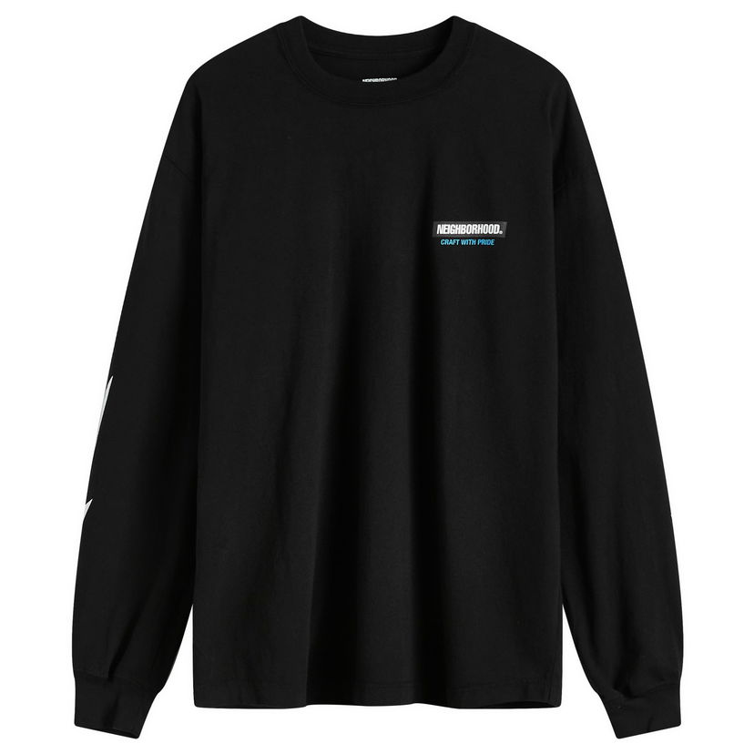 T-shirt Neighborhood Long Sleeve T-Shirt Black Sort | 242PCNH-LT16-BLK