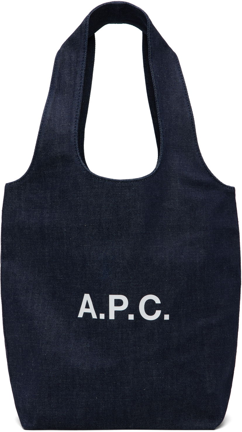 Mulepose A.P.C. A.P.C. Ninon Small Tote Bag Mørkeblå | COHIZ-M61861