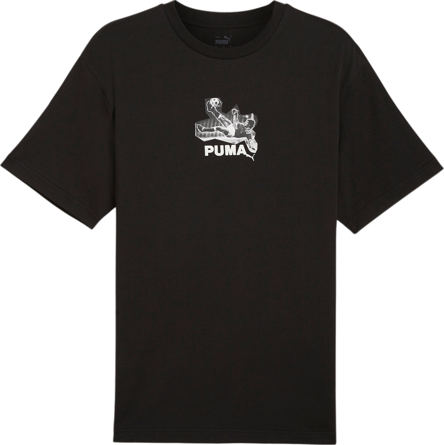 T-shirt Puma Graphics Bicycle Kick Graphic T-Shirt Sort | 628005-01, 0