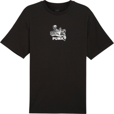 T-shirt Puma Graphics Bicycle Kick Graphic T-Shirt Sort | 628005-01, 0
