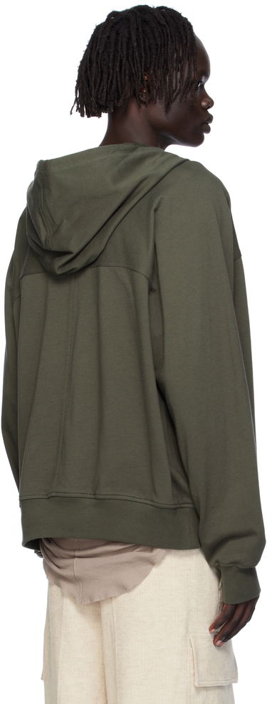 Sweatshirt Rick Owens Rick Owens Concordians Windbreaker Hoodie Grøn | RU02E1241 BA, 2