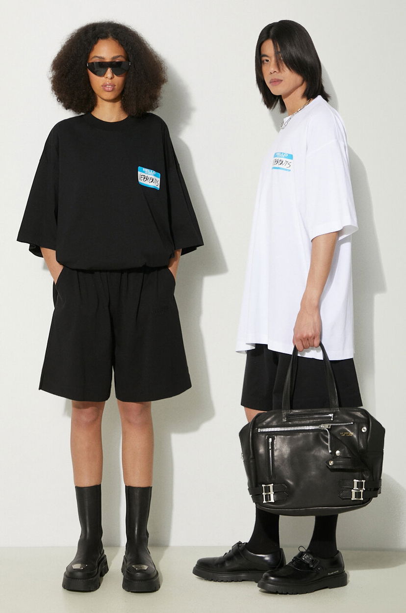 Shorts VETEMENTS VETEMENTS Jersey Shorts Sort | UE64SS700B