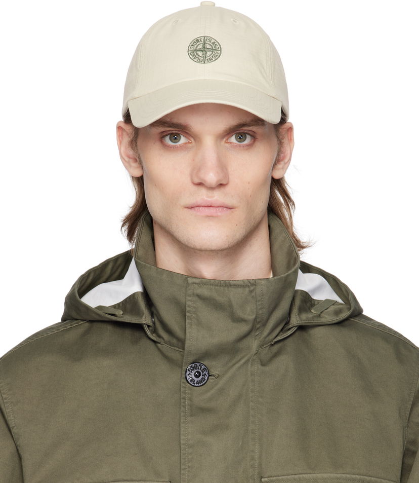 Kasket Stone Island Stone Island Ripstop Cotton Cap Beige | K1S15 9100010 S0154