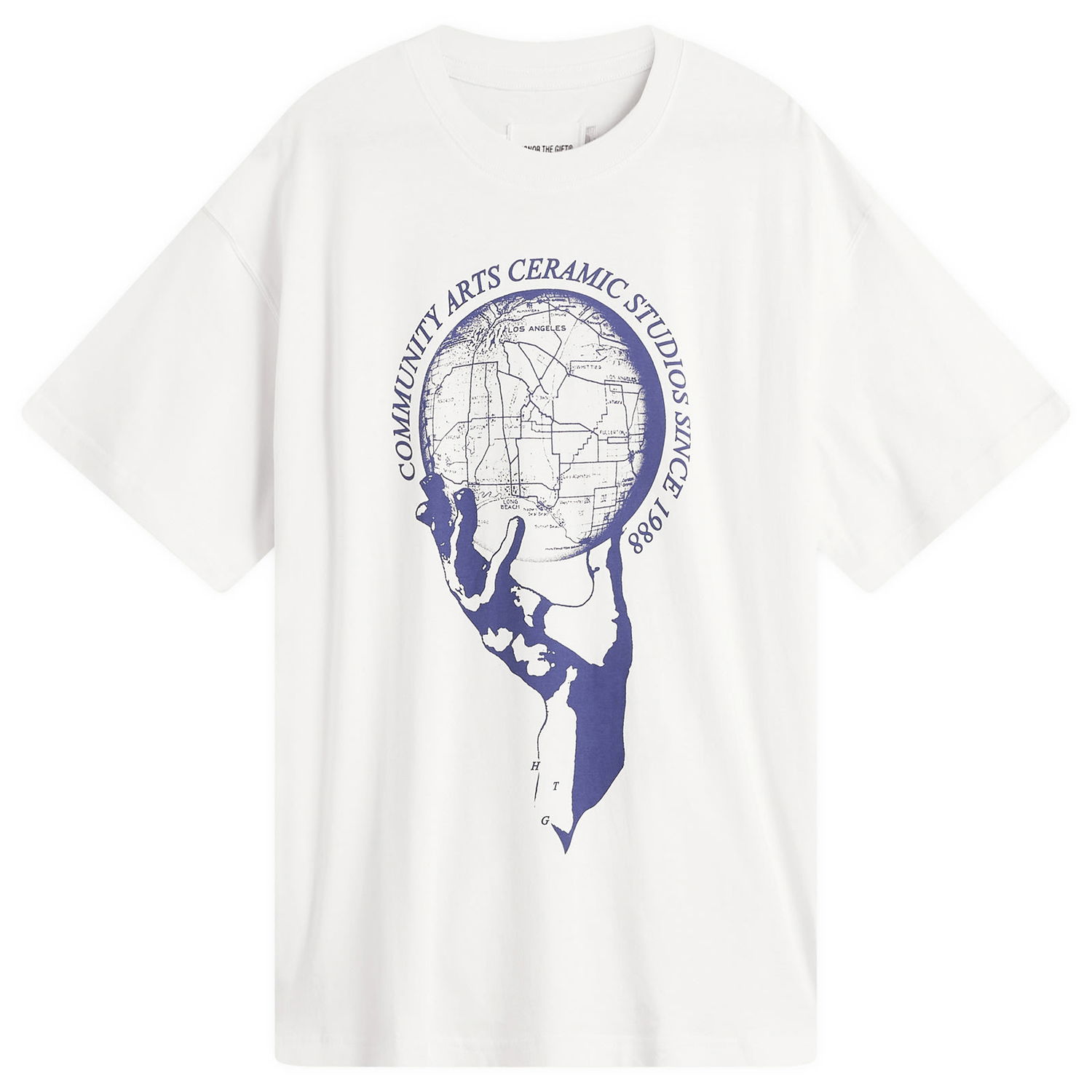 T-shirt Honor The Gift Honor Ceramic Studio T-Shirt Hvid | HTG250345-WHT, 0