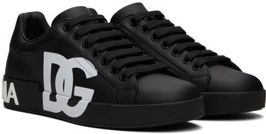 Sneakers og sko Dolce & Gabbana Black Portofino Sort | CS1772AC330, 3