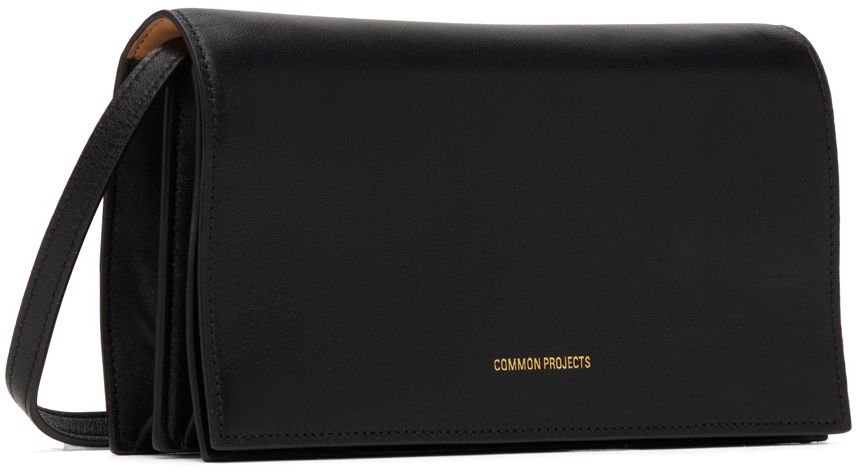 Skuldertaske Common Projects Common Projects Small Leather Messenger Bag Sort | ARTICLE 9190, 1