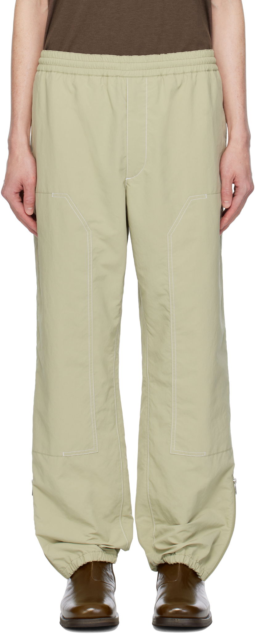 Joggingbukser Moncler Moncler CP Archivio Creativo Trousers Grøn | K10912A00021597SL