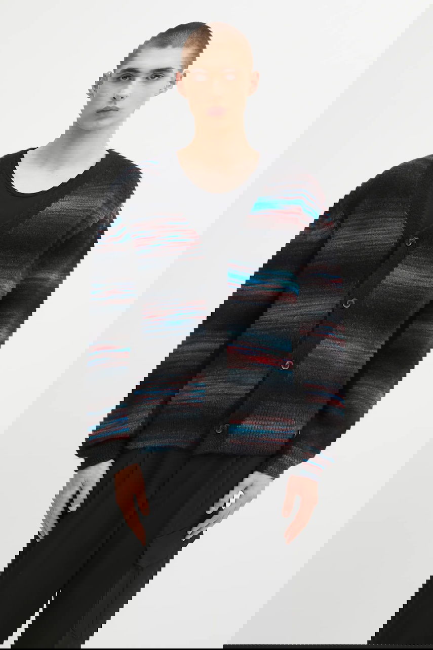 Sweater Paul Smith Paul Smith Striped Wool Blend Cardigan Flerfarvet | M1R.568Z.T02830, 0