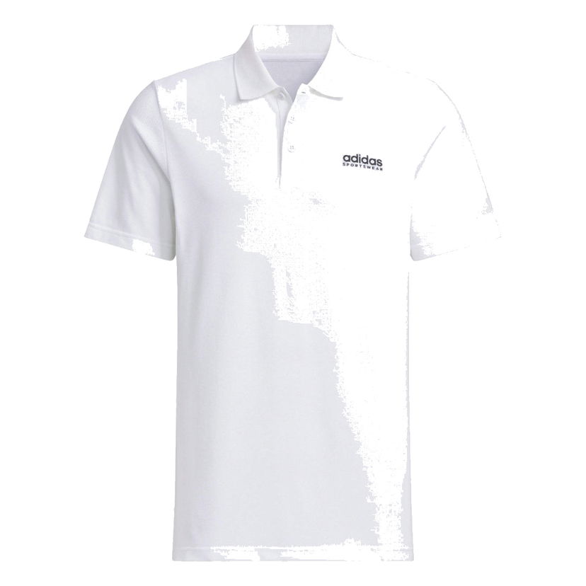 Polo skjorte adidas Originals Pique Solid Polo Shirt Hvid | JI9056