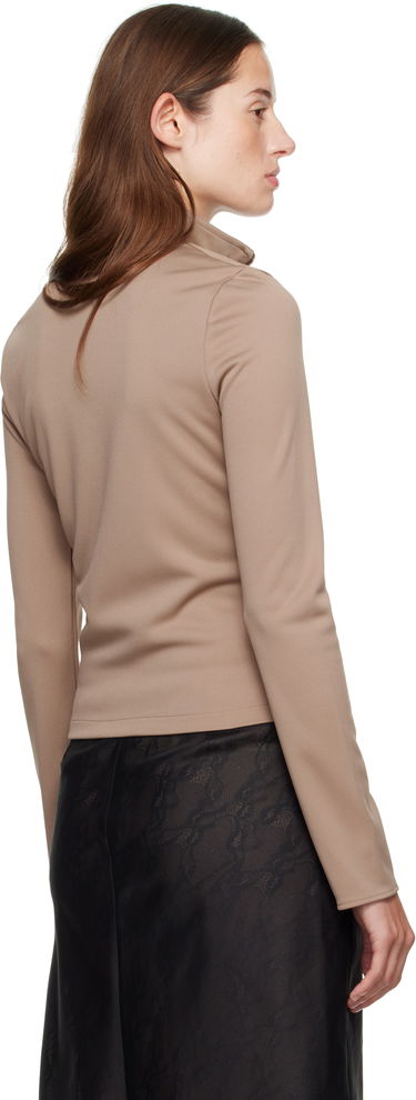 Jakke Courrèges Courrèges Biker Track Jacket Beige | 325JVE133JS0250, 2