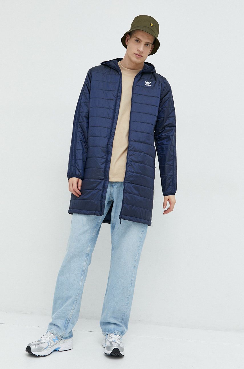 Jakke adidas Originals Jacket Mørkeblå | HM2460, 0