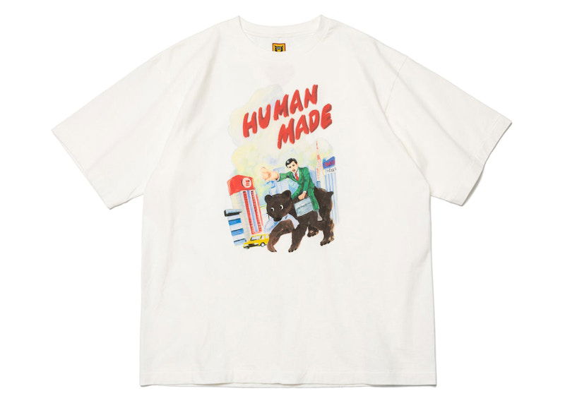 T-shirt Human Made Keiko Sootome #7 Print T-Shirt Hvid | XX25TE005