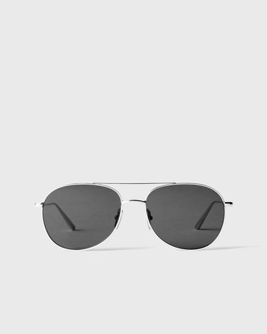 Solbriller Chimi Eyewear Pilot Silver Grey v2 Metalisk | 10363-PILOT-2.0-SILVER-GREY, 0