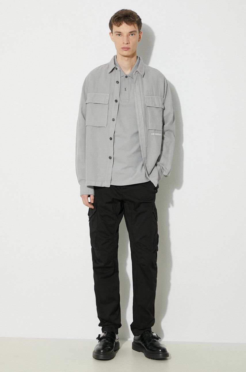 Skjorte C.P. Company Broken Shirt Grå | 16CMSH159A006501G, 1