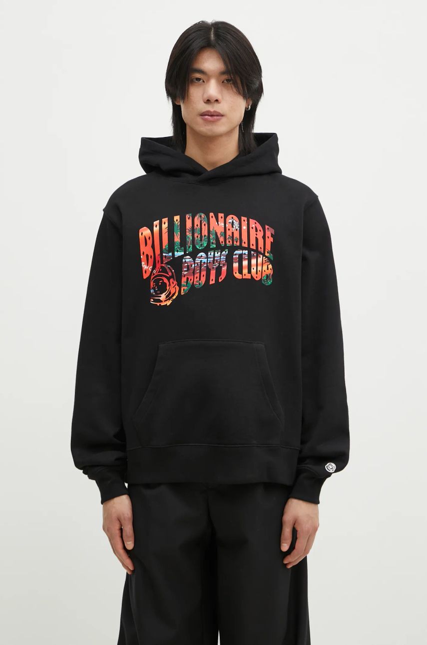 Sweatshirt BILLIONAIRE BOYS CLUB Billionaire Boys Club Tropical Island Fill Arch Logo Popover Hoodie Sort | B24446, 0