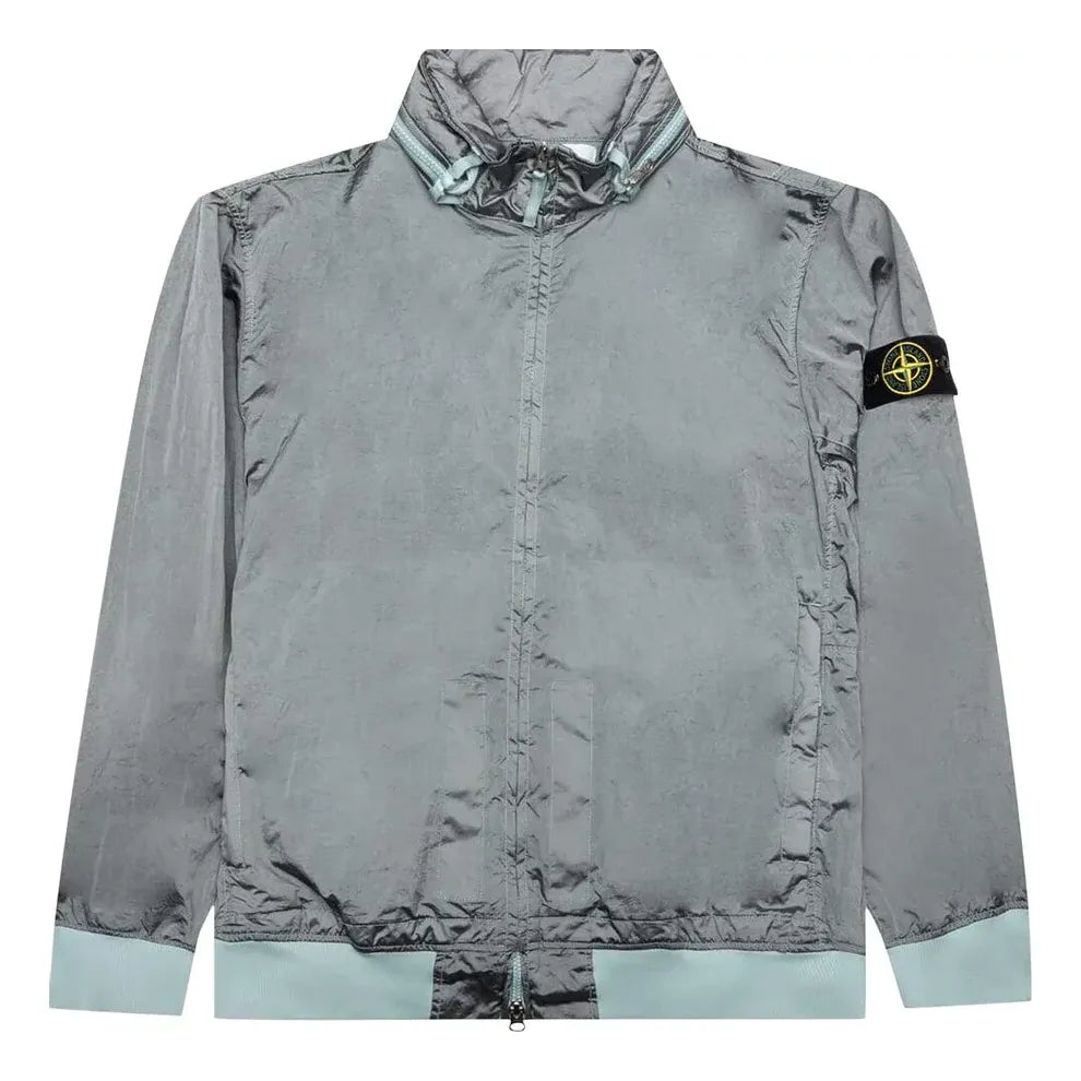 Vindjakke Stone Island Foldable Hooded Zip-Up Jacket Grå | 781541920-V0041, 0