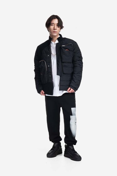 Puffer jakke A-COLD-WALL* Asymmetric Padded Jacket Sort | ACWMO154, 1