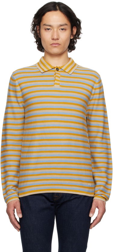 Polo skjorte Paul Smith PS Paul Smith Striped Knitted Polo Flerfarvet | M2R-299Z-P22295-40, 0