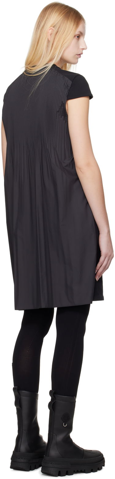 Kjole Moncler Moncler Pleated Minidress Sort | K10938I0000689ATK, 2