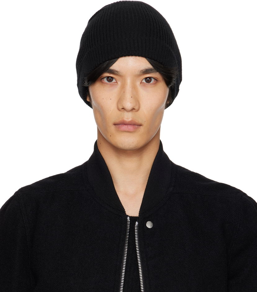 Beanie Rick Owens Concordians Ribbed Beanie Sort | RU02E1495 RIBWS