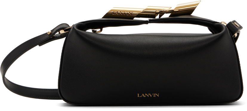 Håndtaske LANVIN Lanvin Haute Séquence Leather Shoulder Bag Sort | LW-BGBE01-PIEN-P25