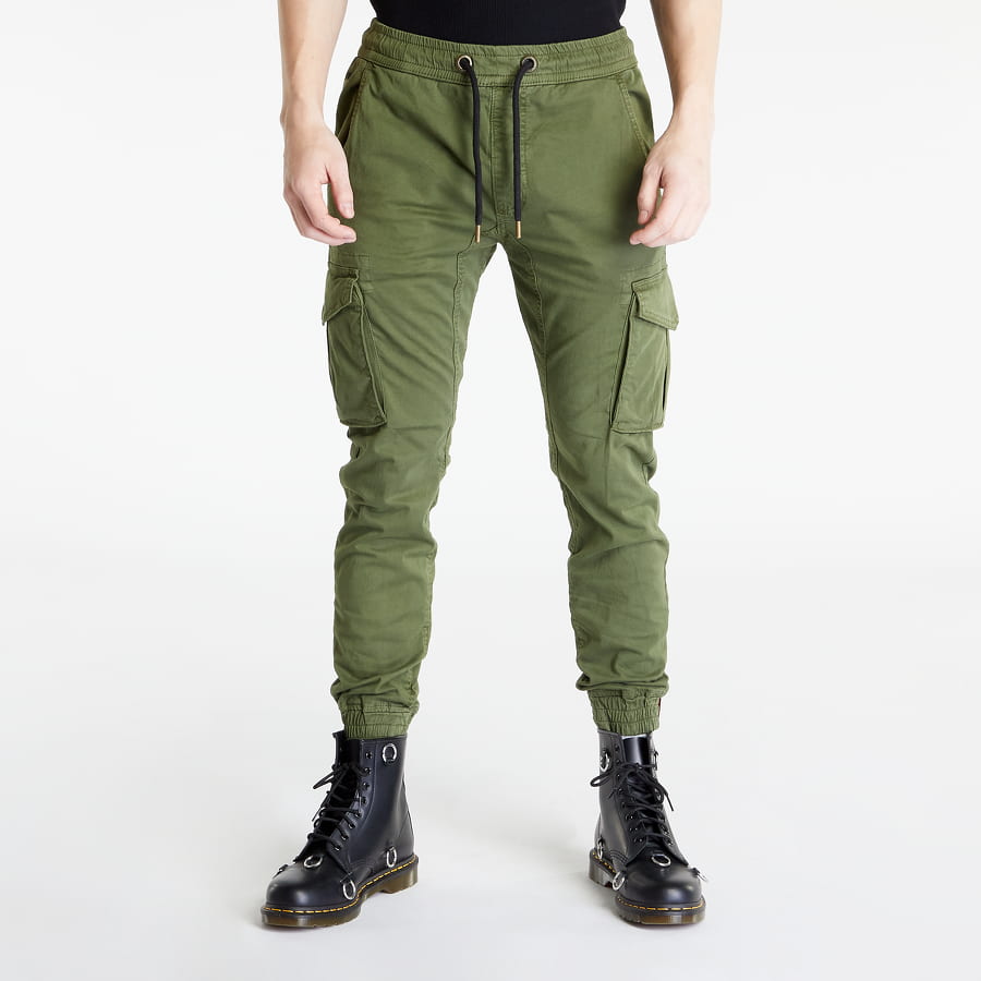 Cargo bukser Alpha Industries Cotton Twill Jogger Grøn | 116202-142, 0