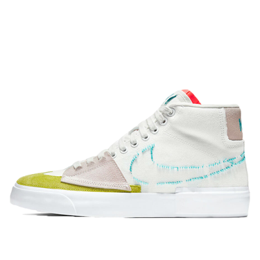 Sneakers og sko Nike Blazer Mid Edge SB ''Orange Aqua'' Hvid | CI3833-101, 3