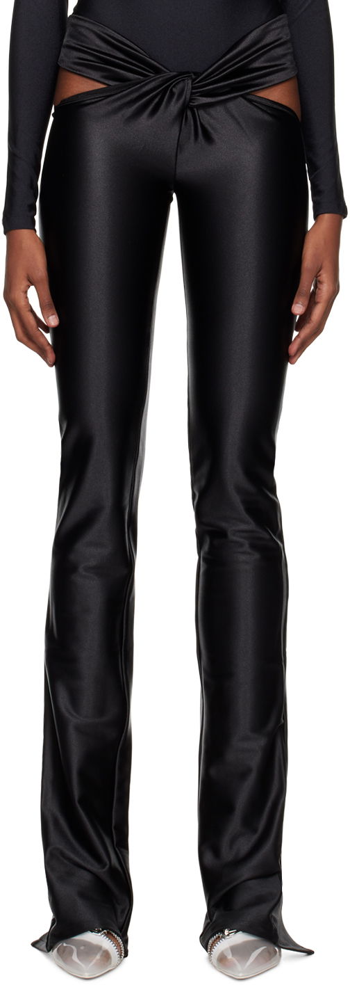 Leggings Coperni Coperni Cut-Out Trousers Sort | COPP38056