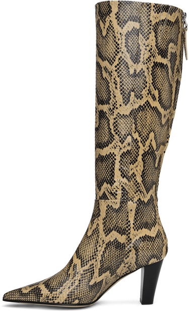 Tøj Aeyde Aeyde Cecilia Tall Boots Beige | A11-KB-PECP75BL83-FW24-957-064, 2