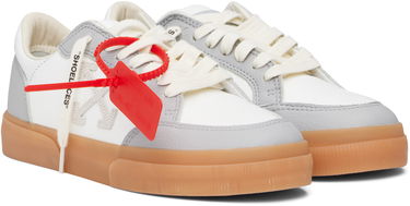 Sneakers og sko Off-White New Low Vulcanized Hvid | OMIA293S25LEA0010140, 3