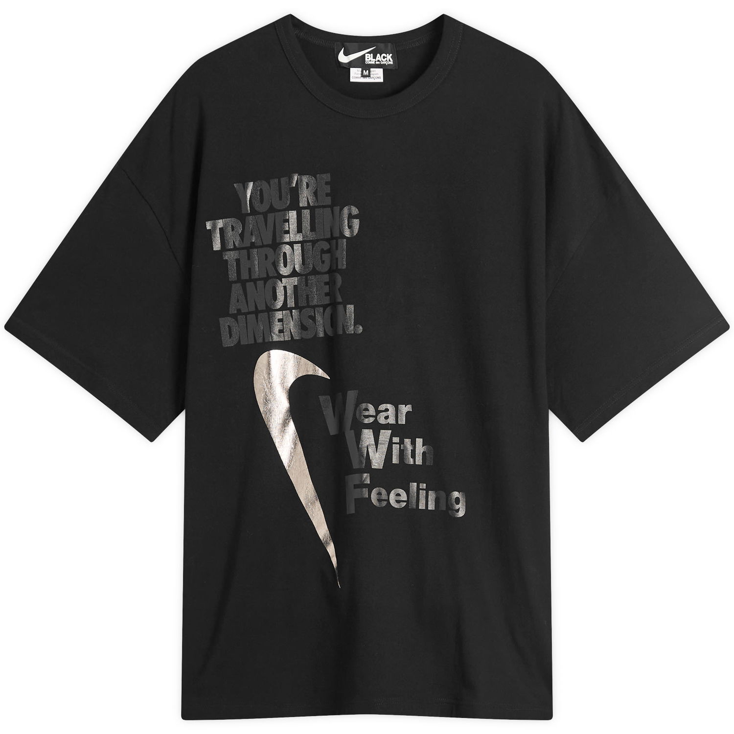T-shirt Comme des Garçons CDG x Nike T-Shirt Large Sort | 1P-T101-W25-1, 1