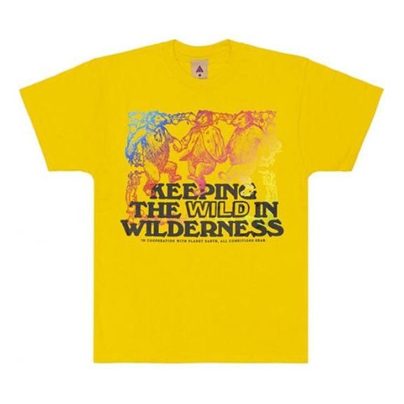 T-shirt Nike ACG ACG Keeping The Wild In Wilderness Graphic T-Shirt Gul | CV7550-709