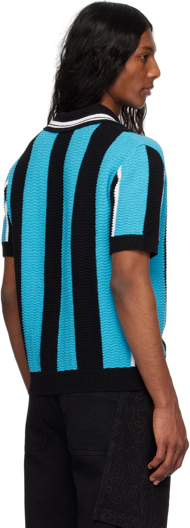 Polo skjorte Andersson Bell Andersson Bell Stripe Soccer Polo Sweater Blå | atb1325m, 2
