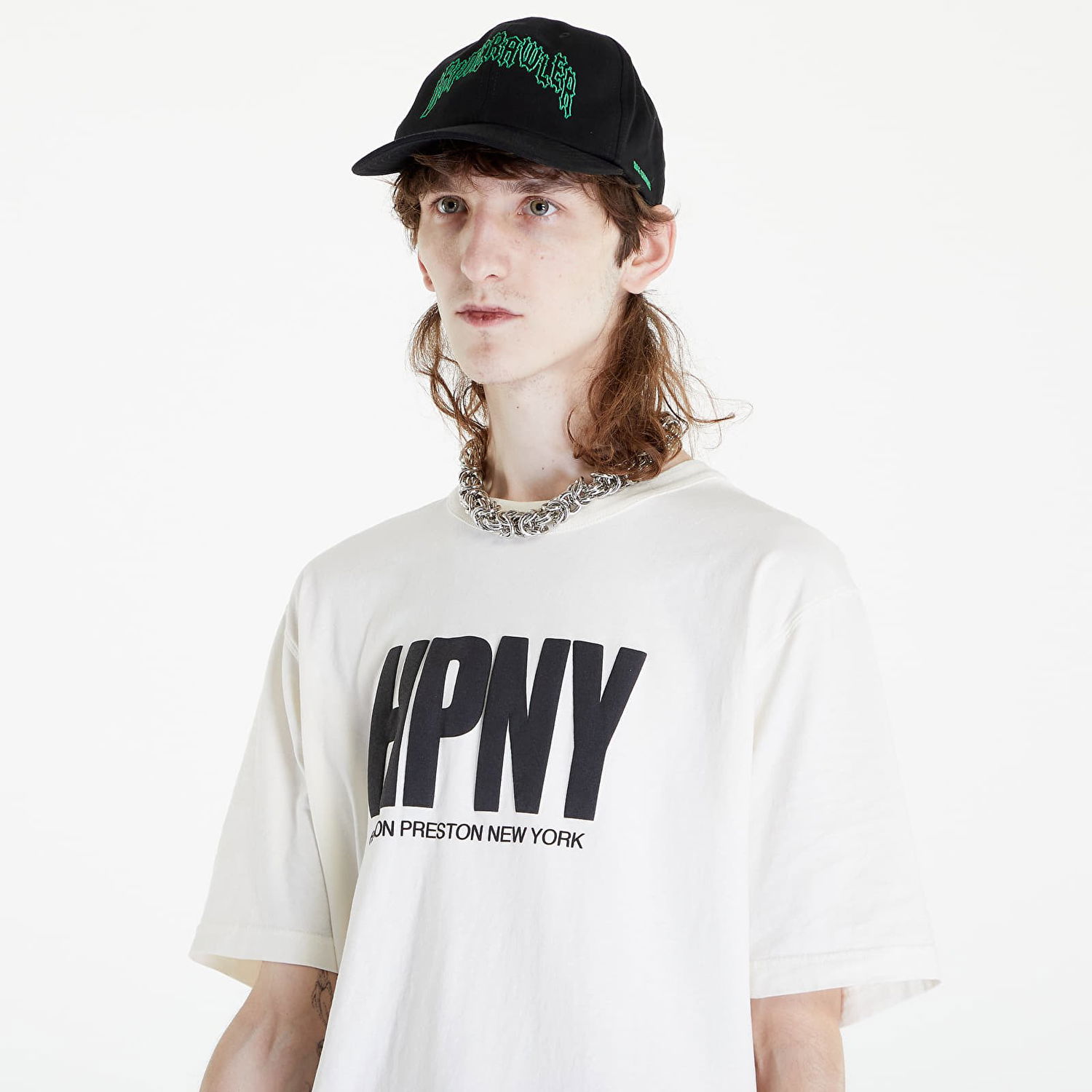T-shirt HERON PRESTON Reg HPNY Short Sleeve Tee Hvid | HMAA032C99JER0050110, 1