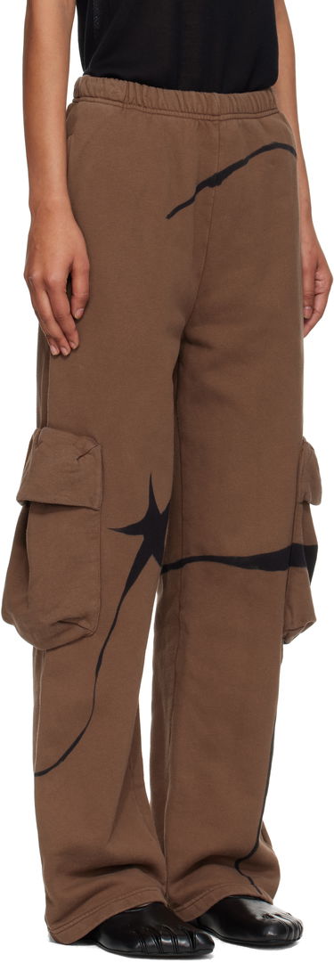 Joggingbukser Collina Strada Collina Strada Deadstock Cotton Cargo Sweatpants Gul | XX6014, 4