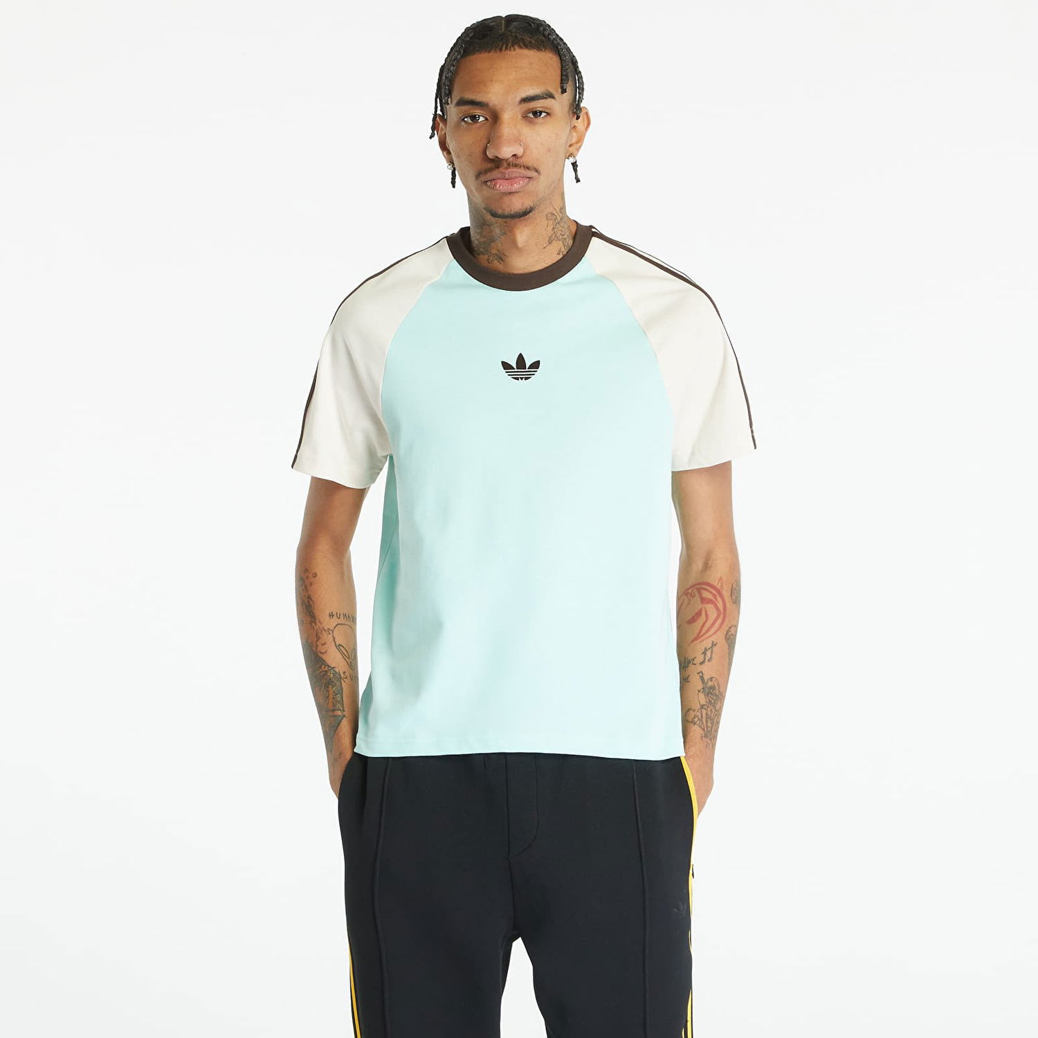 T-shirt adidas Originals adidas x Wales Bonner Tee Turkis | IJ8354, 0