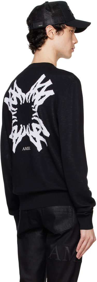 Sweater AMIRI AMIRI MA Quad Crewneck Sweater Sort | AMKNCW1066, 2