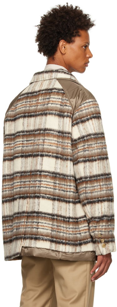 Jakke Feng Chen Wang Feng Chen Wang Paneled Jacket Beige | FMF14CT06, 2
